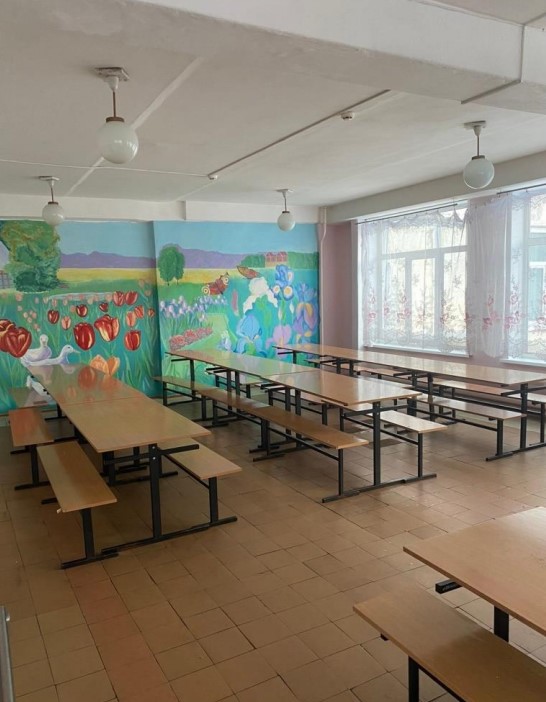 План-схема столовой начальной школы